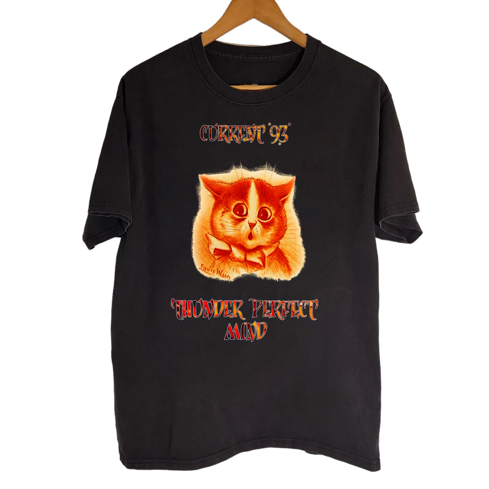 Current 93 Black Cotton Band T-Shirt - All Sizes HRN284