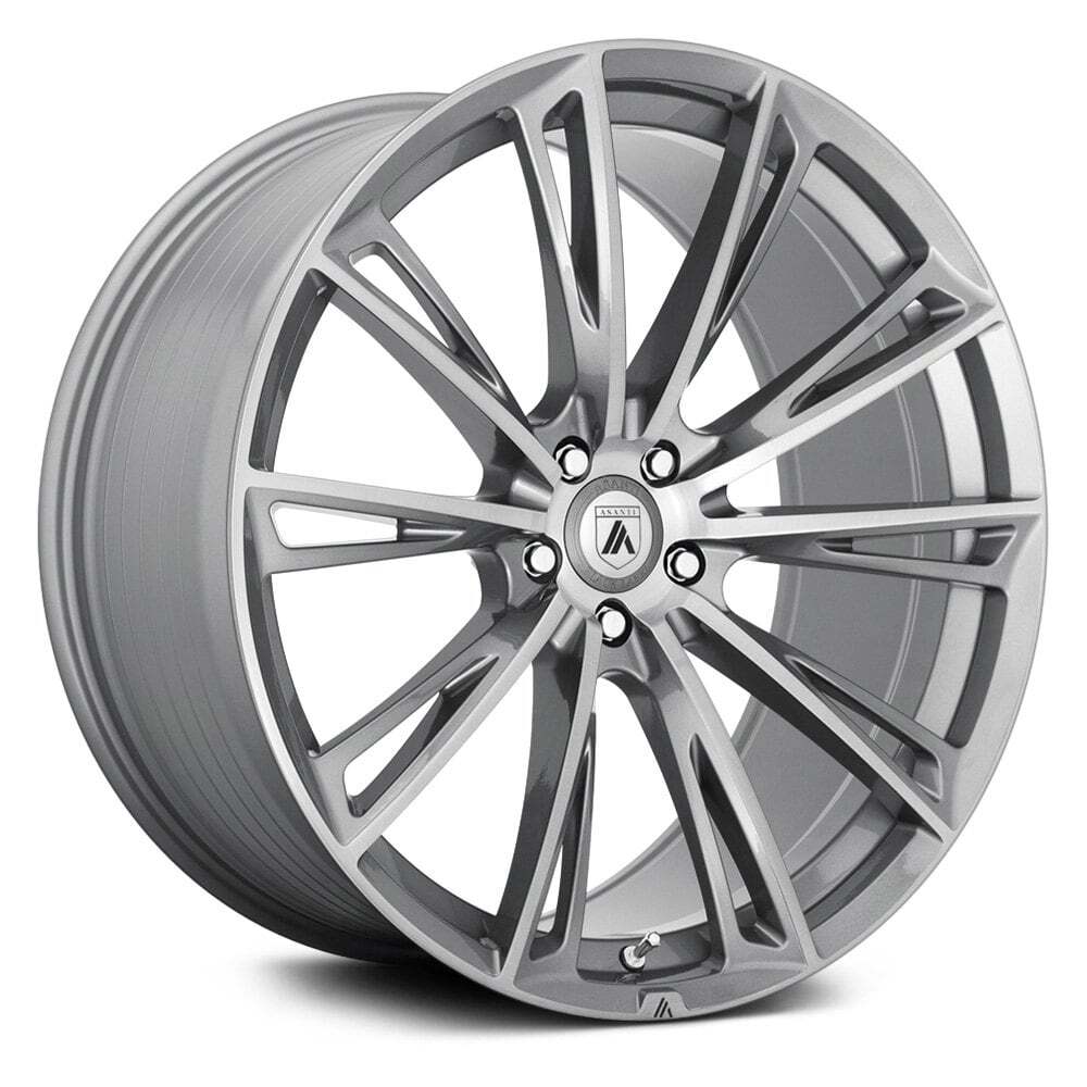 Asanti ABL-30 CORONA 20x10.5 Titanium Rims Set 4 PC 5x112 72.56 Offset 38-image