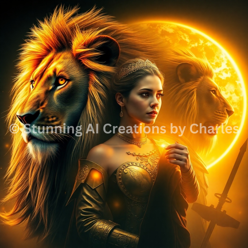 Digital Image Picture Photo Pic Wallpaper Background High-Res- Wall Art - Lion