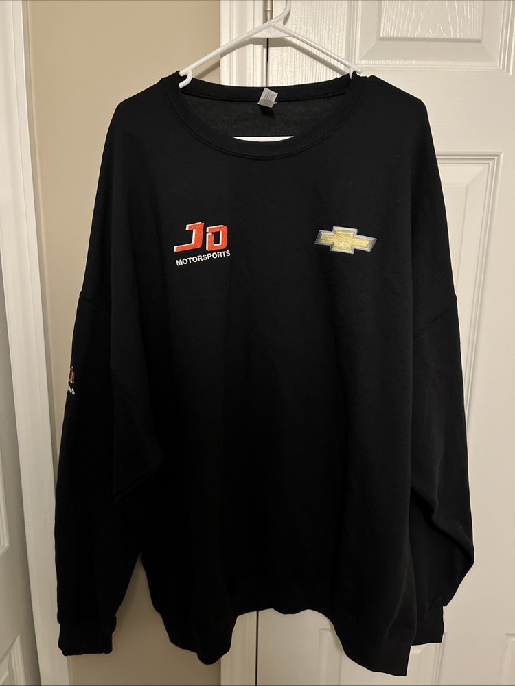 JD Motorsports NASCAR Johnny Davis Crewneck Sweatshirt Size 4XL