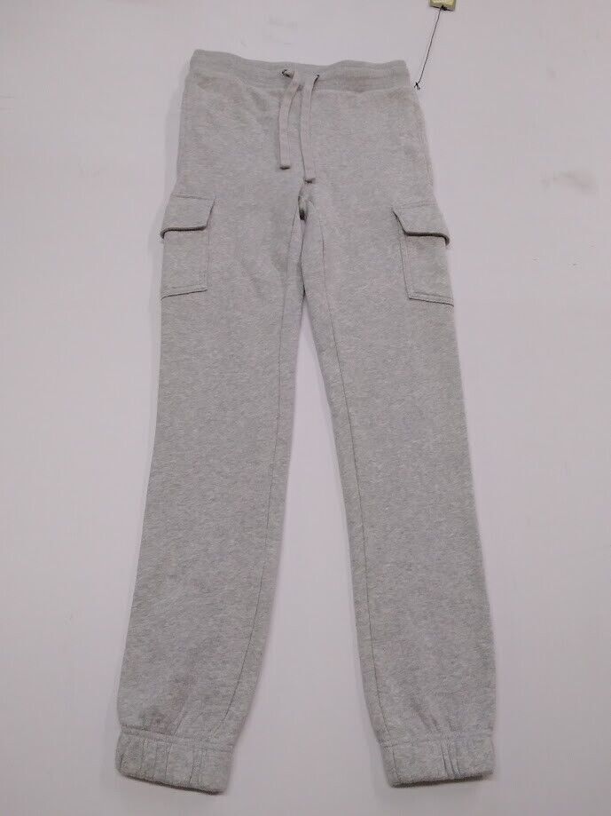 Mens Ultra Soft Fleece Tapered Cargo Pants - Goodfellow & Co Cement Gray XS