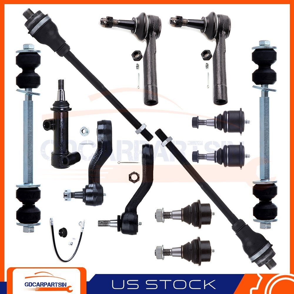 13Pcs Complete Suspension Kit For 2002-2006 Cadillac Escalade Idler Arm Tie Rod