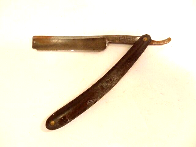 older Redman, Clover Brand straight razor, made in Germany