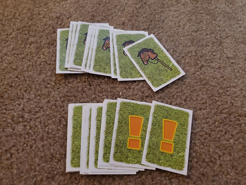 HorseOpoly replacement parts Pieces Chance Cards Late For The Sky Games