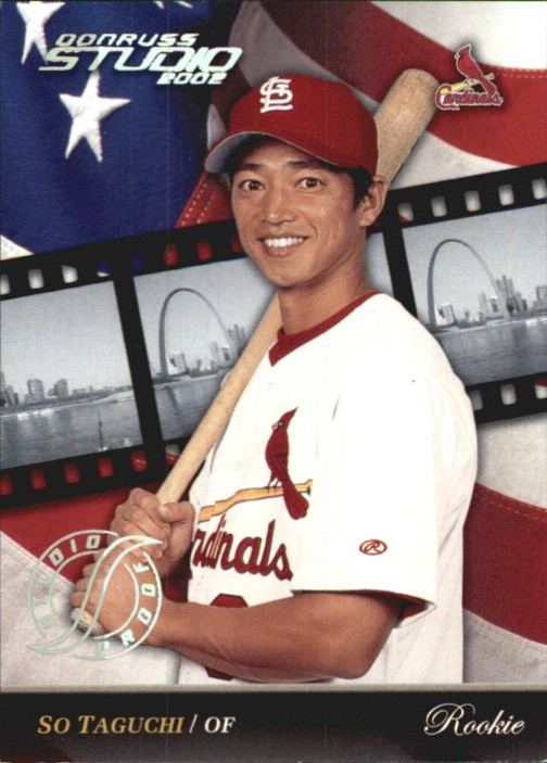 2002 Cardinals Studio Proofs #245 So Taguchi ROO 100 Limited Edition