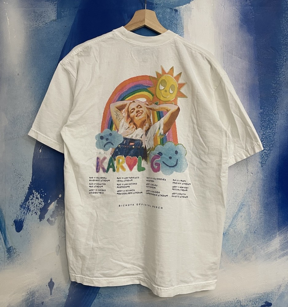 Karol G Mañana Sera Bonito Tour T-shirt Size Large Official Merch
