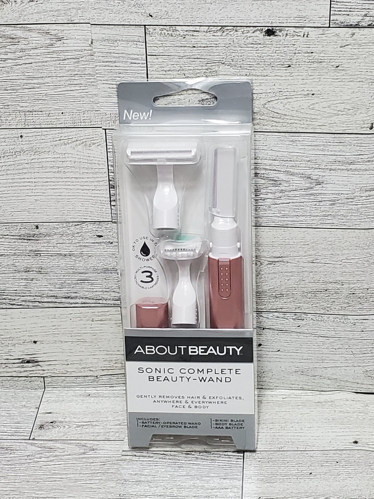 About Face Beauty Sonic Complete Beauty-Wand, Facial Razor & Exfoliator,...-image