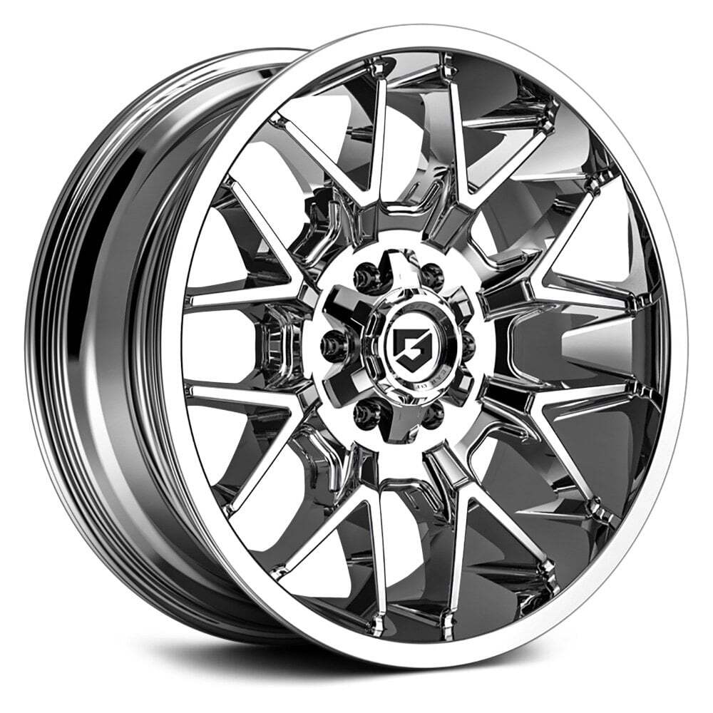 Gear Off Road 768C Wheels 20x9 (0, 6x135, 106.2) Chrome Rims Set of 4