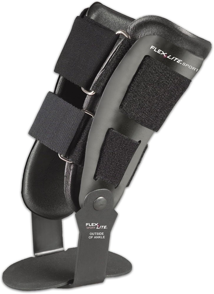 FLA FlexLite Hinged Ankle Brace (Black) Medium