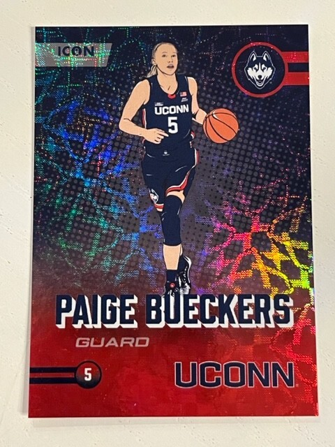 PAIGE BUECKERS 2023-24 ONIT Athlete UConn Women's Basketball ICON Series HOLO