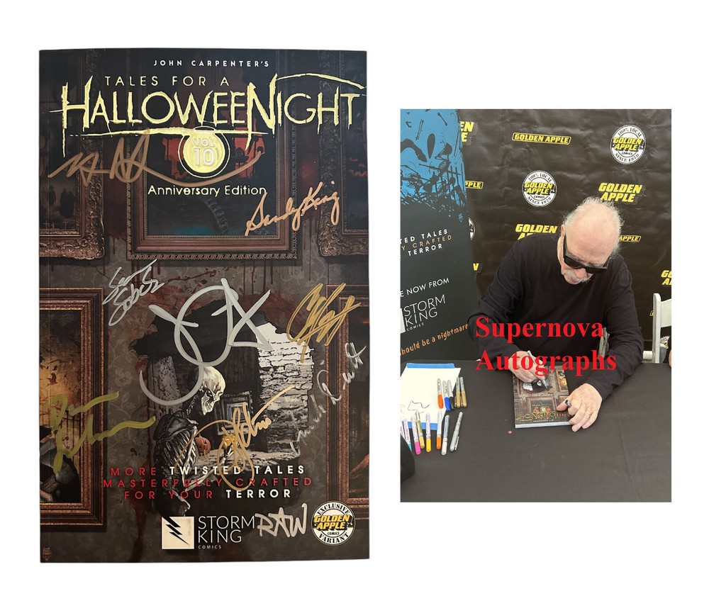 John Carpenter Signed Comic Book Tales For A Halloween Night With Exact Proof