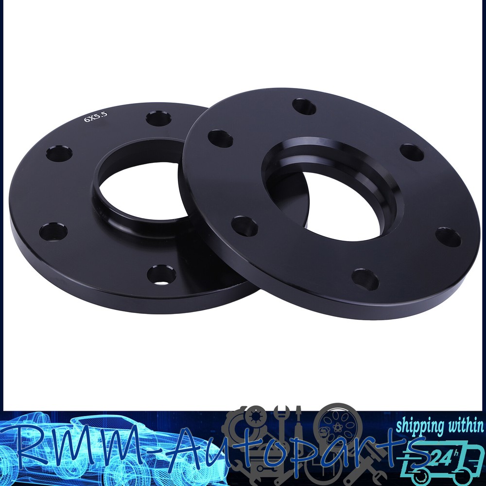 Set of 2 6x5.5 Hub Centric Wheel Spacers 1/2