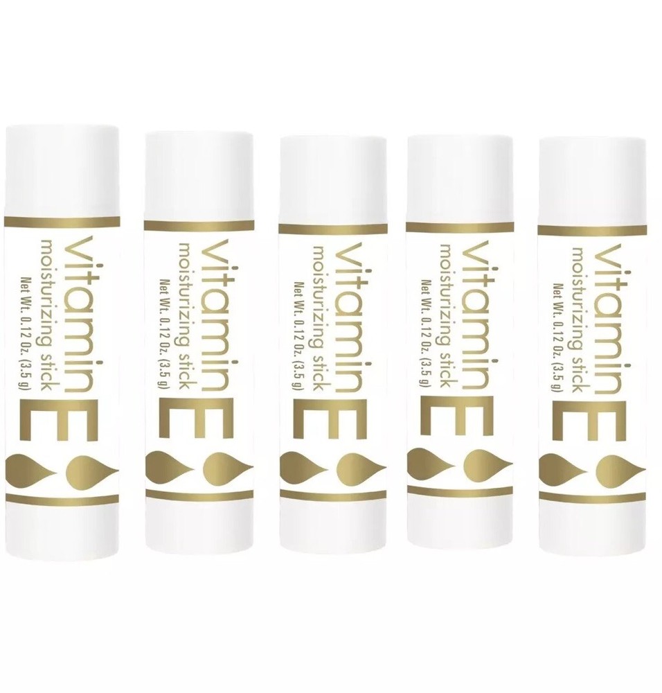 5 Pack Vitamin E Moisturizing Stick Nature’s Truth Lip Balm