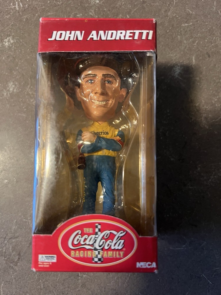 The Coca Cola Racing Family John Andretti Bobblehead Bobble Head Knocker No 43