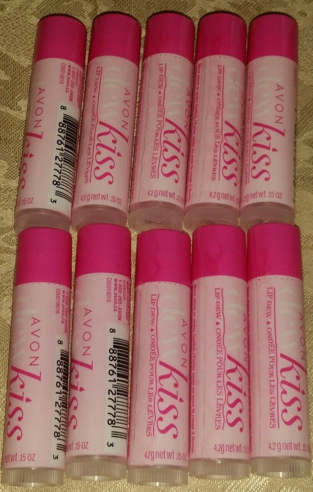 Avon 6pc Dew Kiss Lip Balm