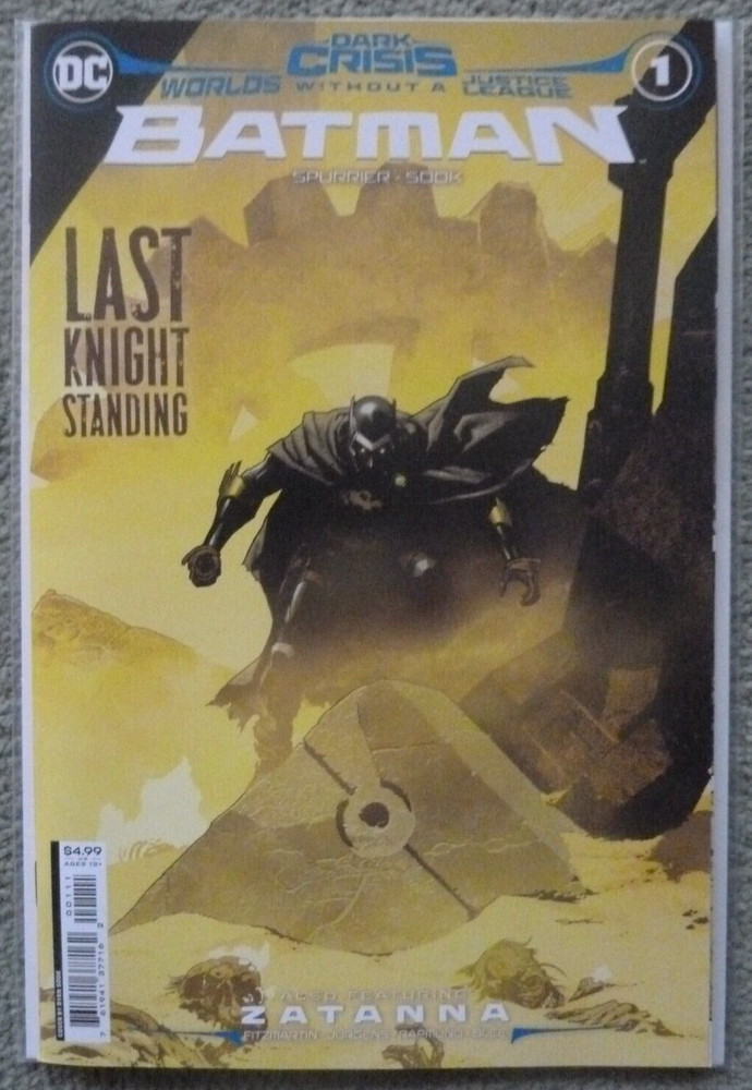 Dark Crisis: Worlds Without a Justice League Batman #1 2022 1st Print Near Mint-image