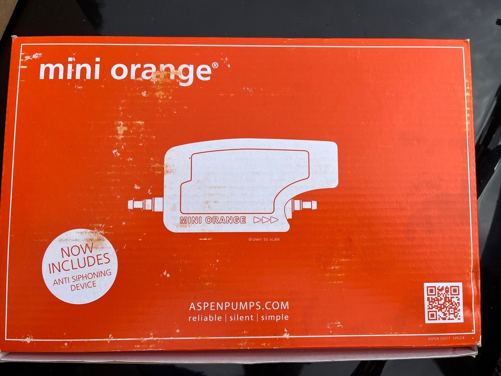 Aspen Mini Orange Mini-Split Condensate Pump Kit 100–250v Product Code 83909
