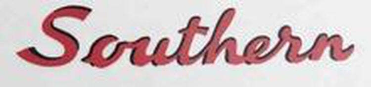 Vintage Southern Downtube Bike Frame Decal Sticker