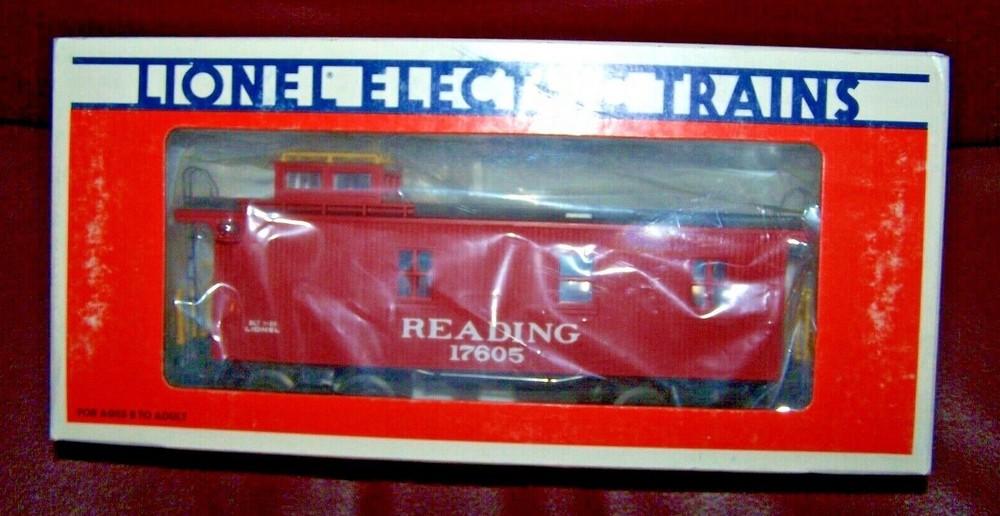 LIONEL READING CABOOSE 17605 - RARE! 1989 - MIB! (Box shows wear.)