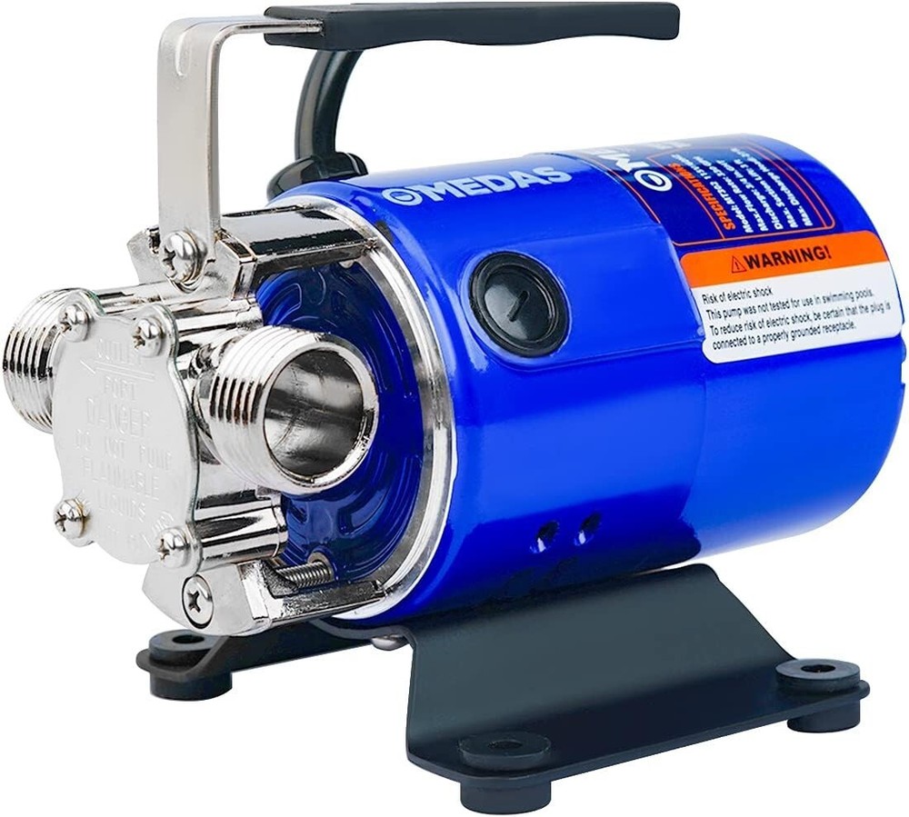MEDAS 330 GPH 115V 1/10HP Auto Portable Water Transfer Pump Utility Pumps wit...
