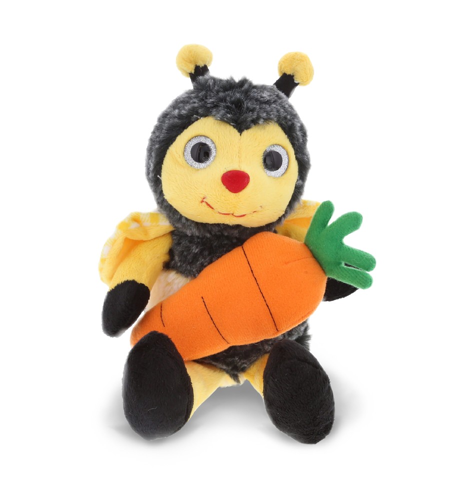 DolliBu Feliz Pascua Peluche Súper Suave Abeja Sentada con Zanahoria Juguete de Peluche - 6