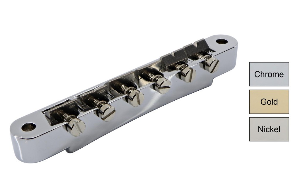 USA ABR-1 Tune-o-Matic Bridge with Titanium Saddles – Bridge Only-image