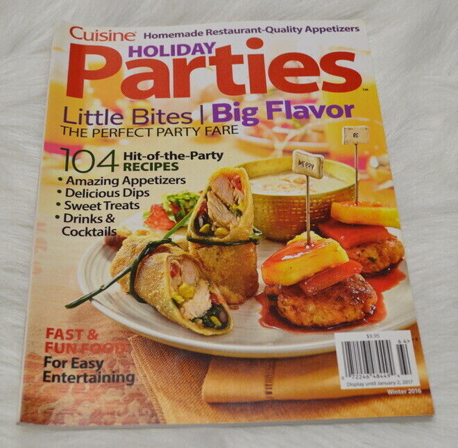 Cuisine Magazine Winter 2016 January 2017 Holiday Parties