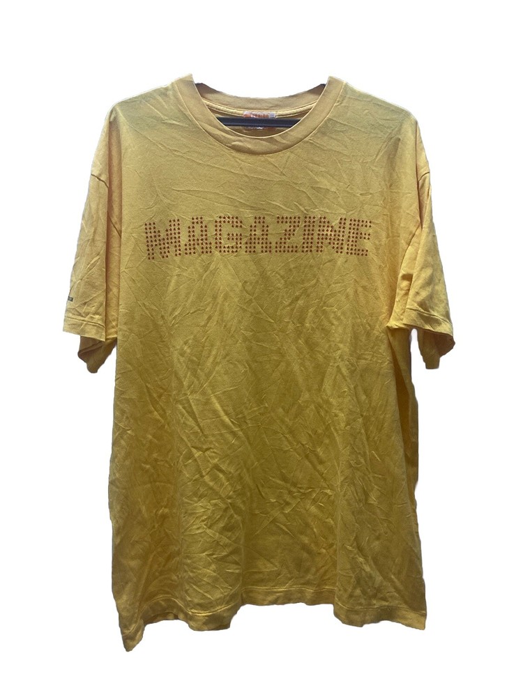 Levis Meet Tokion vintage body T-shirt A Rare Magazine Size L Promo Yellow 90s