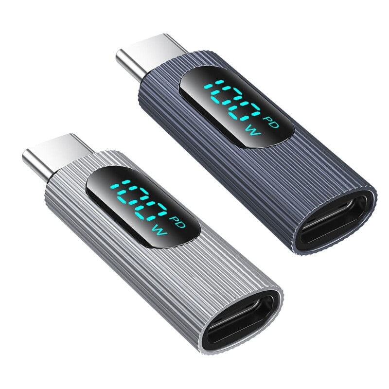 Compact Type-C Male to USB-C Female Connector Simple Device