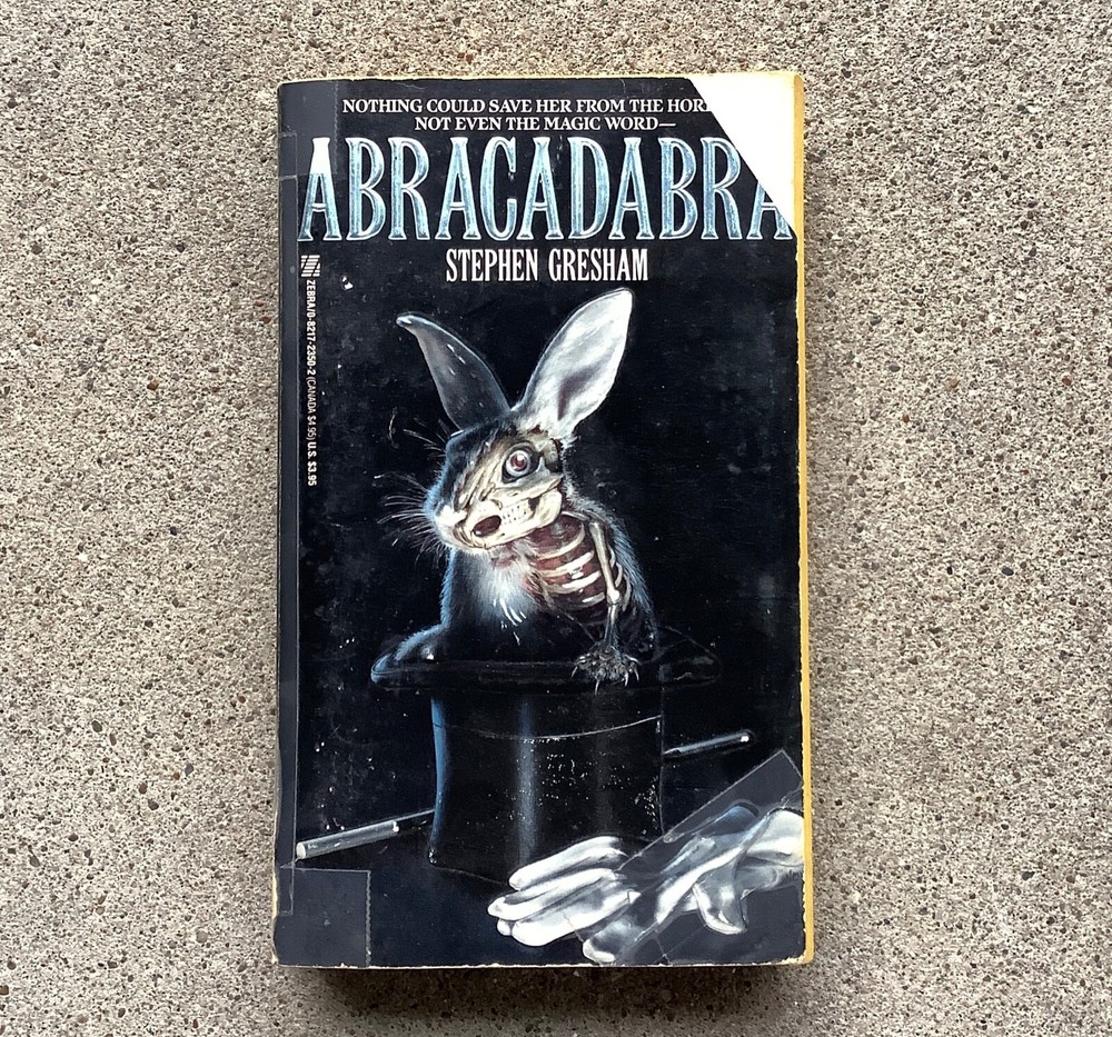 Abracadabra By Stephen Gresham Horror PB 1988 First Edition Paperbacks From Hell-image