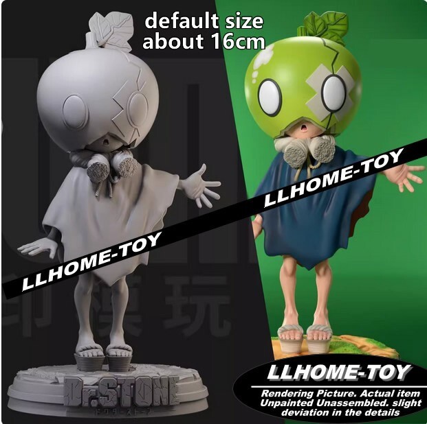 Anime Suika Cute Girl 3D Printed Unpainted Resin DIY GK Figure Model  