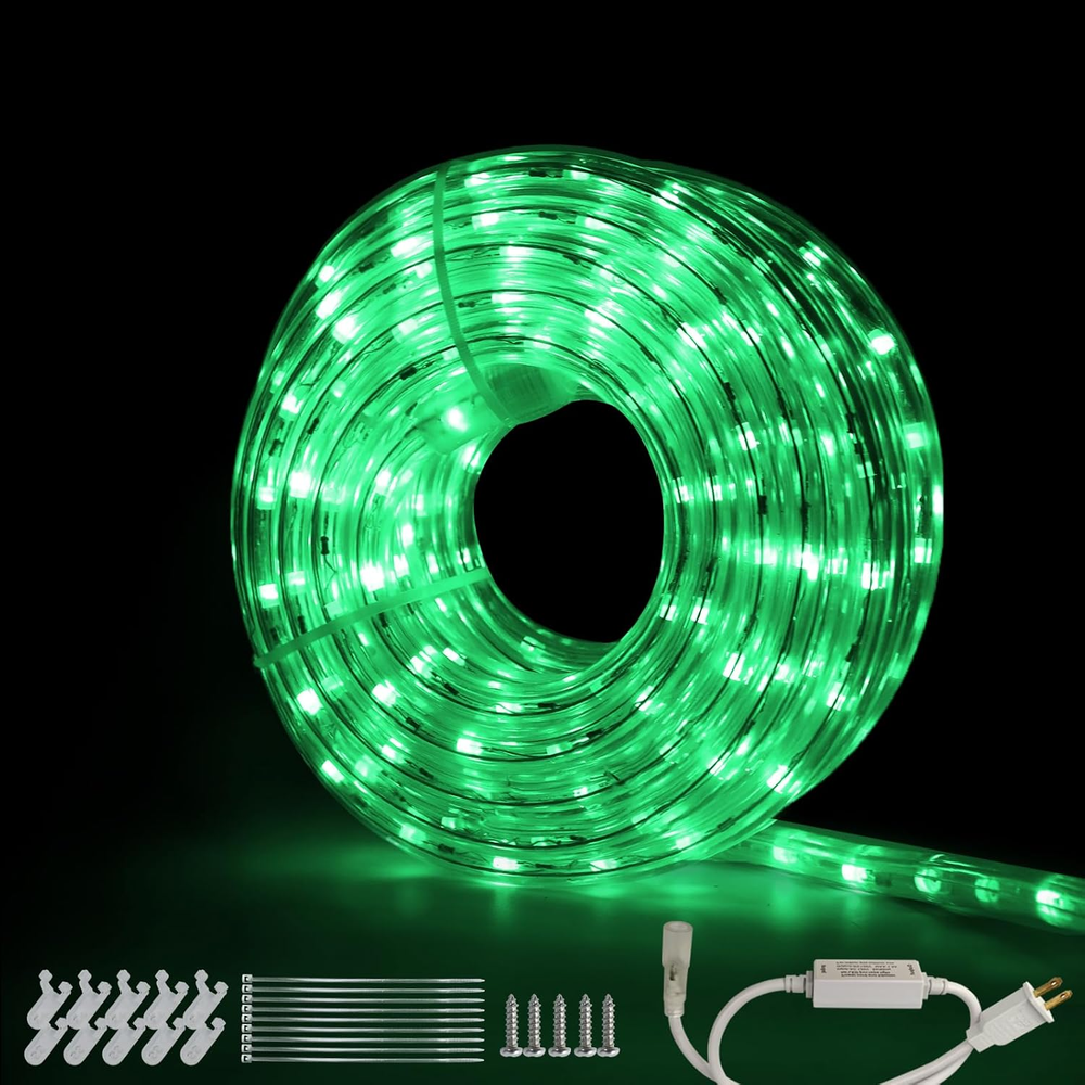 33FT Rope Lights Outdoor with Remote,Cuttable Connectable, 300Leds Strip Lights