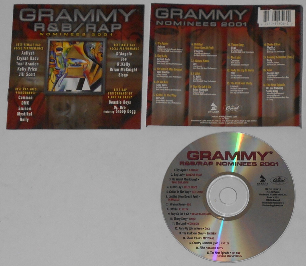 90s & 2000s Hip-Hop & R&B CD: Aaliyah, Badu, Braxton, DMX, Eminem, Mystikal, Nelly-image