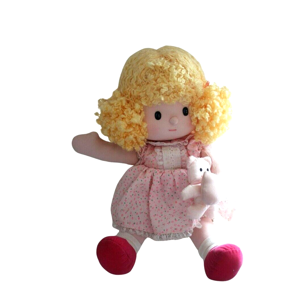 Russ Berrie Jenny Doll - Plays Music, Wind-Up Mechanism Vintage