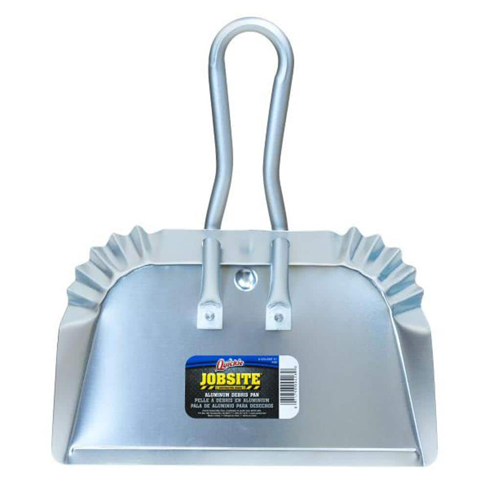 NEW Durable Aluminum Professional 17in Dust Pan Oversized Handle Clean Up