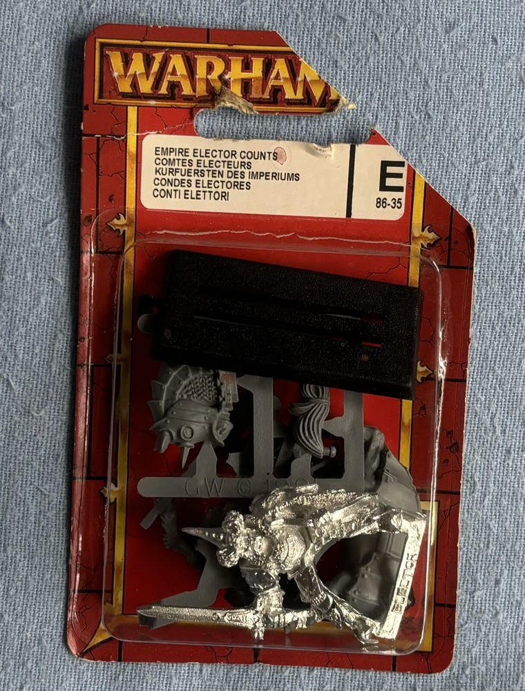 ELECTOR COUNT OF OSTLAND Metal Mounted Empire Army Knight Warhammer Old World