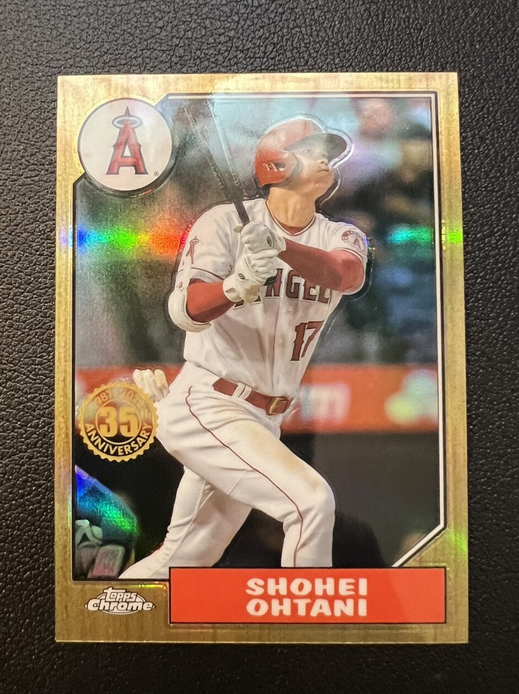 2022 Topps Chrome 1987 Topps Baseball Shohei Ohtani #87BC-2 Los Angeles Angels