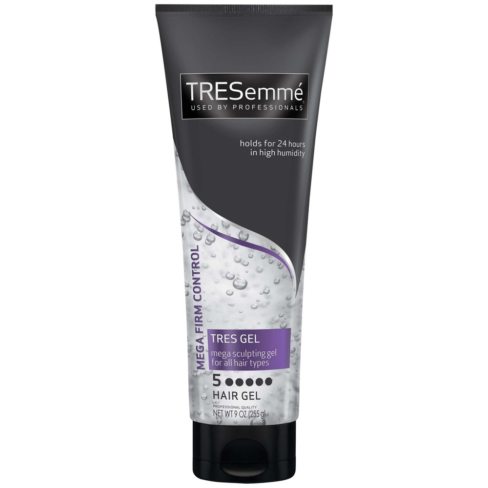 TRESemme Tres Two Mega Frizz Control Hair Styling Gel, Unisex 9oz (24 Pack)