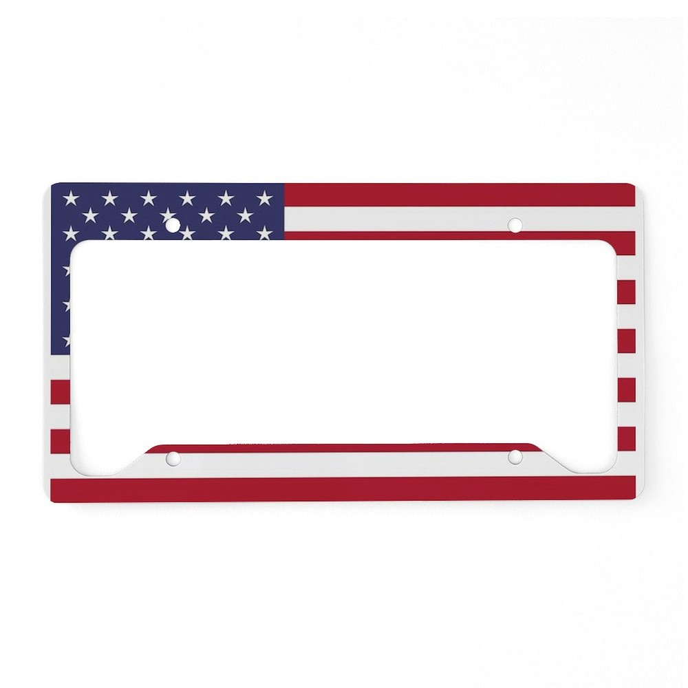 CafePress Custom Aluminum Front License Plate Vanity Tag 70600378