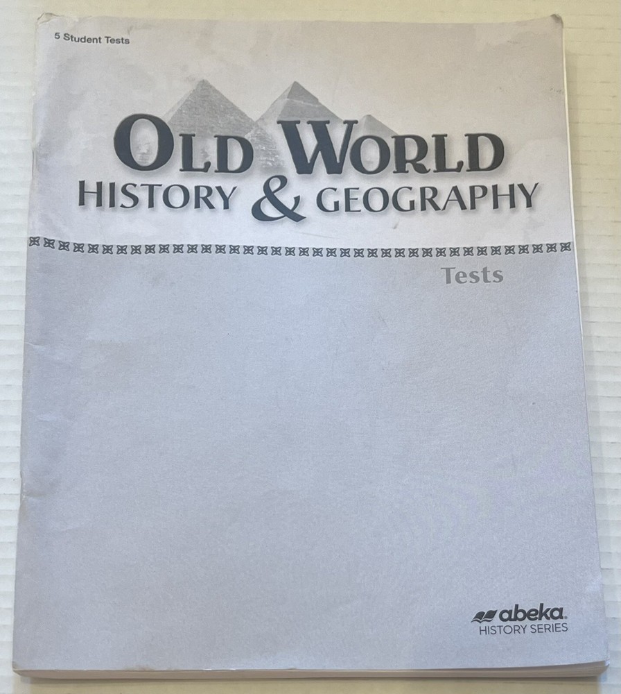 Abeka 5th Grade Old World History Tests Fourth Edition Homeschool Curriculum-image