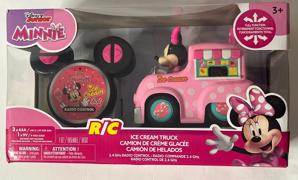 Minnie Mouse Pink Ice Cream Truck RC Remote Control Toy Brand New Disney Junior