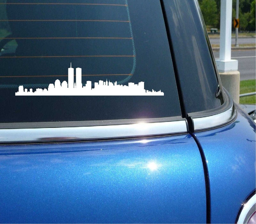 NEW YORK CITY SKYLINE NY GRAPHIC DECAL STICKER ART CAR WALL