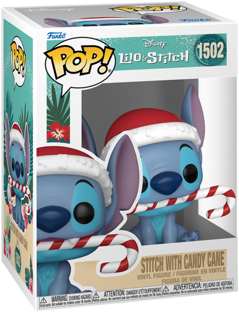 Funko POP! Disney Lilo & Stitch - Stitch w/ Candy Cane #1502