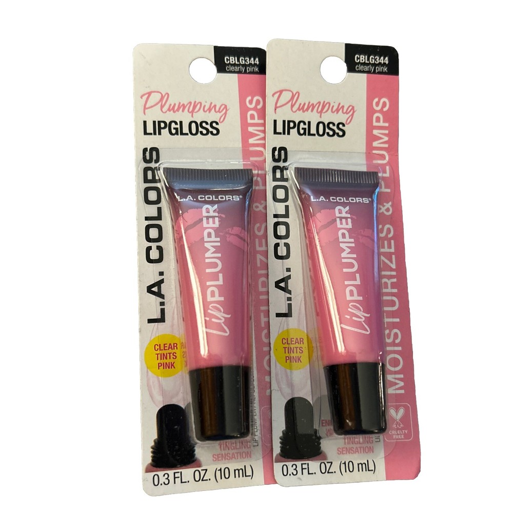 L.A. Colors Clearly Pink Lip Plumper Duo - #CBLG344 - 2 Pack