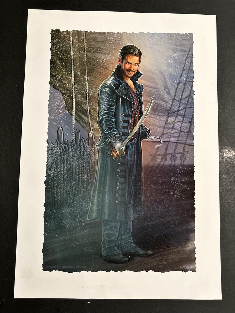 ABC Once Upon a Time Captain Hook Art Print by Jason Palmer Studios-image