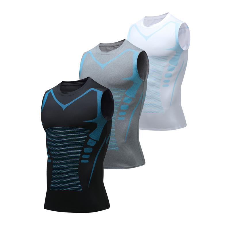 Men’s Quick-Dry Compression Gym Vest for Sports & Fitness