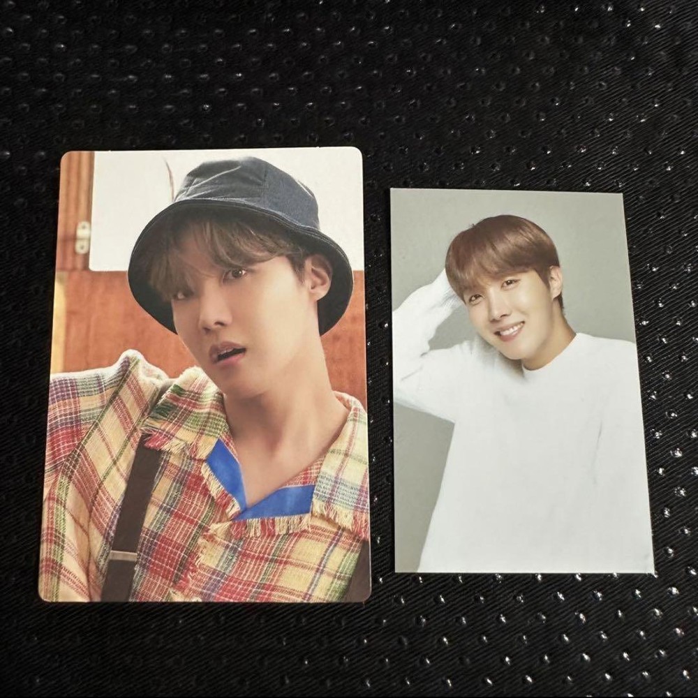 Official BTS Jhope Hoseok 2 Piece Set Photo Card Mini Photo