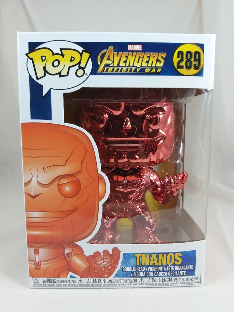 Marvel Funko Pop - Thanos (Red Chrome) - Avengers Infinity War - No. 289