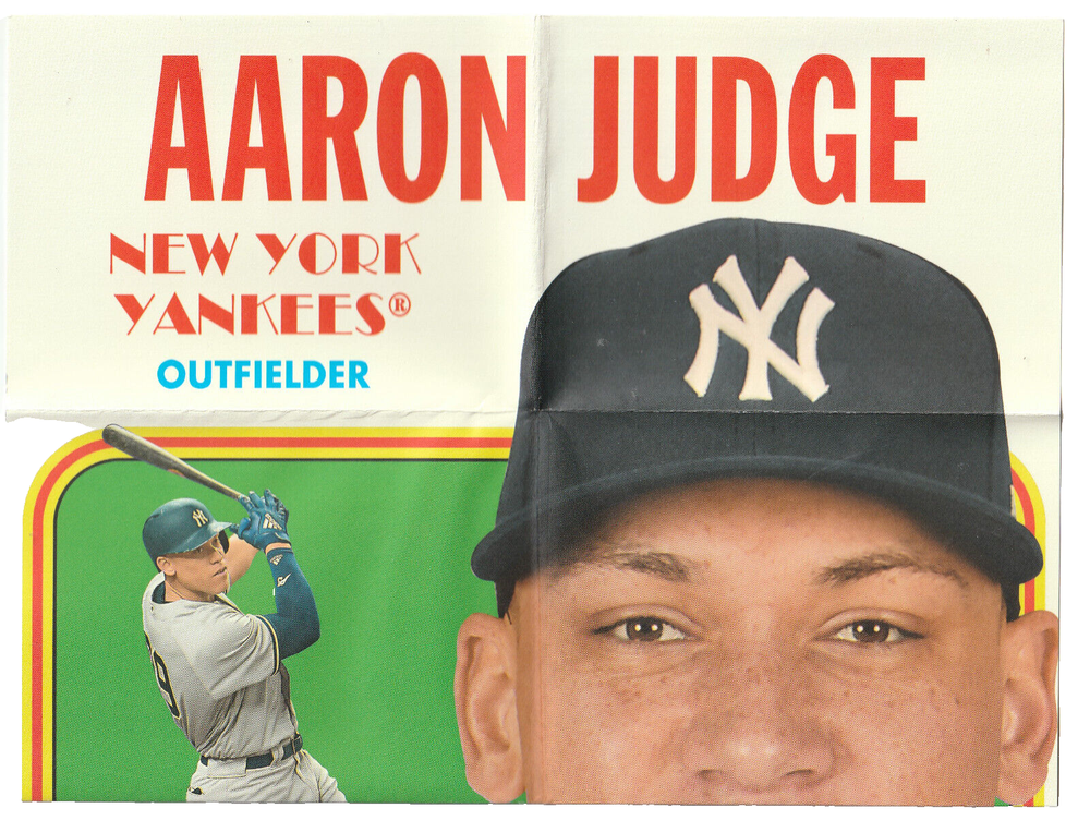 Aaron Judge 2019 Topps Heritage 70 Poster Boxloader #30 Yankees PR 70-image