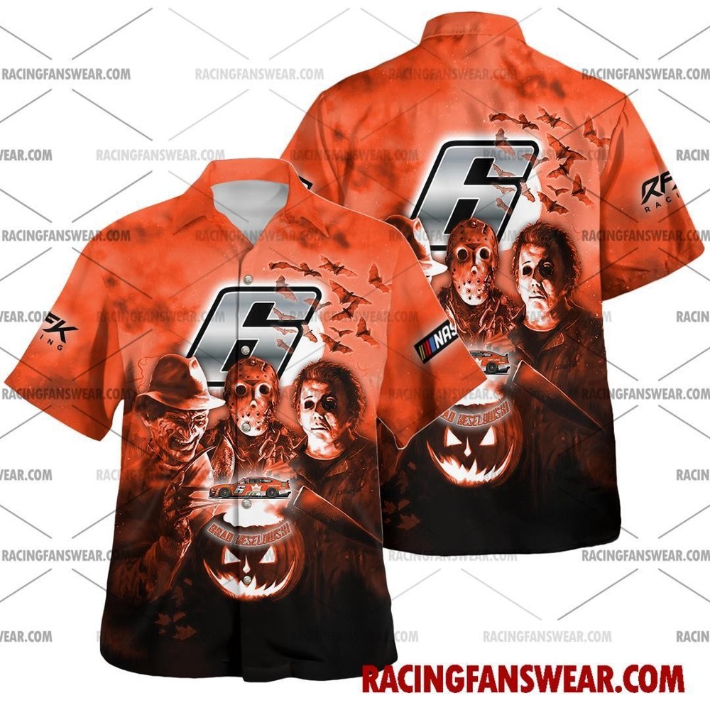 Brad Keselowski Nascar Racing Halloween Hawaiian B